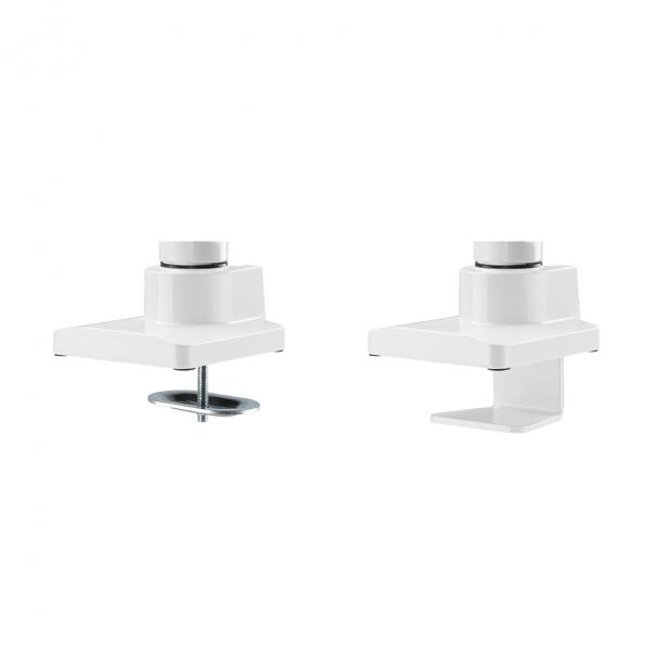 Neomounts NM-D775WHITEPLUS Curved Screen Desk Mount, 49, 18 kg, 100mm, Clamp Bolt, White