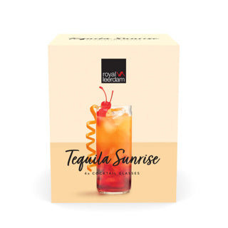 Royal Leerdam Tequila Sunrise Glass Set 4