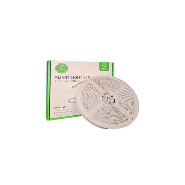 Woox r5093 chytrý LED pásek, 5m, 1000lm, plnobarevný rgb + teplá bílá 1000