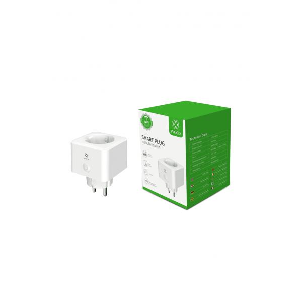 Woox r6087 smart plug eu, wi-fi, schucko, 230 v, vit
