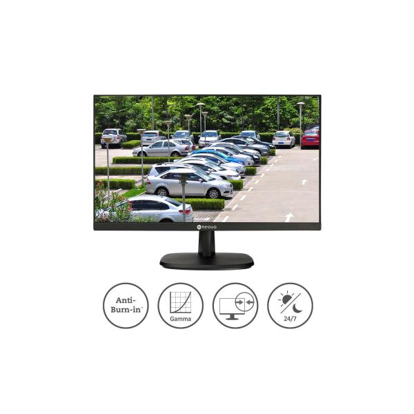 Neovo sc-2402 24 ips LED Monitor, 1920x1080p, 250 CD m2, 1.000:1, 5 ms, 178 178, VGA BNC HDMI