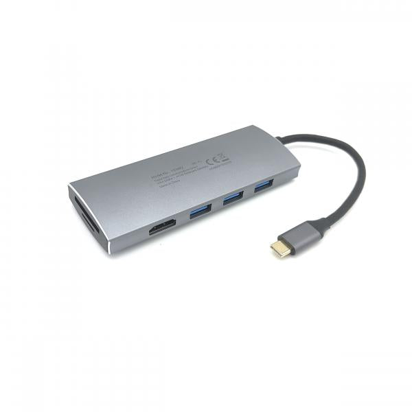 Equip 133482 USB-C 7in 1 Adaptador multifuncional