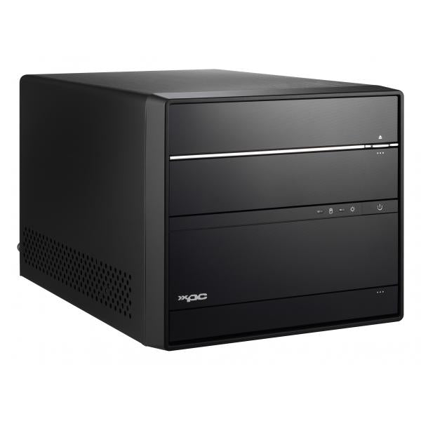 Sukkula sh570r6 musta xpc kuutio pc barebone, intel h570, lga 1200, ddr4, 2x lan, 2x m.2, 300 w