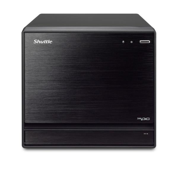 Shuttle sh570r8 black xpc slim cube pc barebone, 13l sized, lga1200, 4x ddr4, dimm, wi-fi 5, 500 w