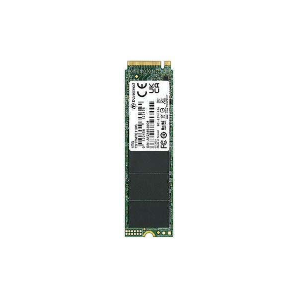 Transcend ts1tmte110q 110q pcie ssd, 1 tb, m.2 2280, pcie gen3x4, m-key, qlc, bez pamięci RAM