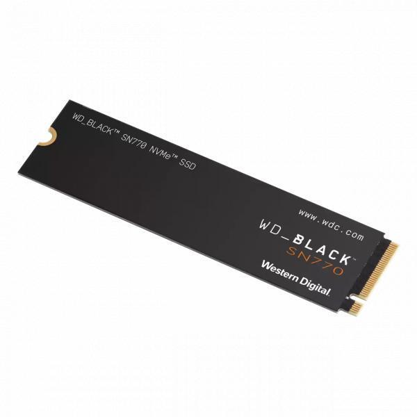 SSD noir Western Digital WDS100T3X0E Sn770, 1 To, M.2N VME, PCIe Gen4 x4, 5150 4900 Mo s