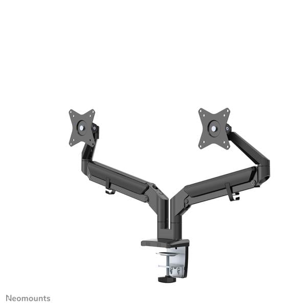 Neomounts DS70-810BL2 Desk Mount Ultra Flat, Clamp Grommet, dubbelmonterad, 17-32 tum
