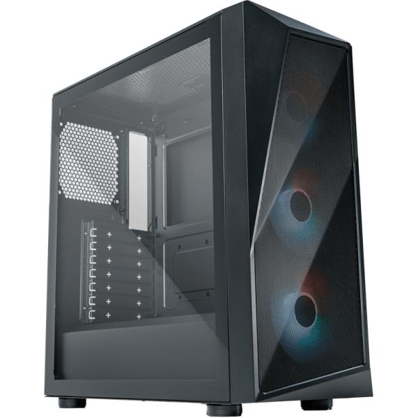 Cooler master cp520-kgnn-s00 cmp 520 with 3argb fans, atx, midi tower, window, 3x 120mm rgb