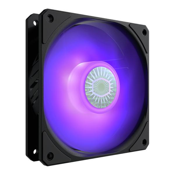 Cooler master mfx-b2dn-18npc-r1 sickleflow 120 rgb, 4-pin, 120mm, rifle, 650-1800 rpm, 8 - 27 dba