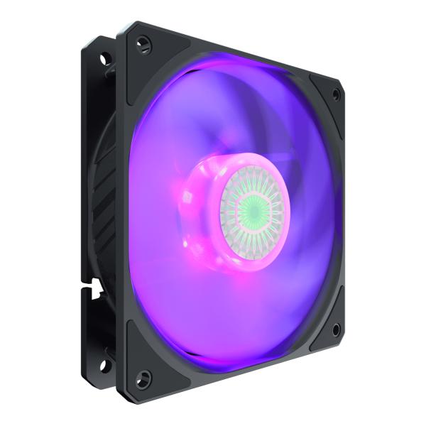Cooler master mfx-b2dn-18npc-r1 sickleflow 120 rgb, 4-pin, 120mm, rifle, 650-1800 rpm, 8 - 27 dba