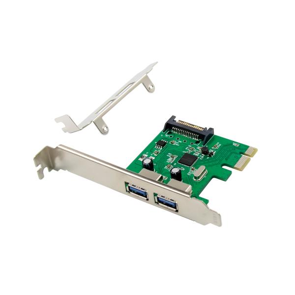 Conceptronic emrick06g emrick 2-portowa karta USB 3.0 pcie, pcie, USB 3.2 gen 1 (3.1 gen 1) pci 2.0, sa