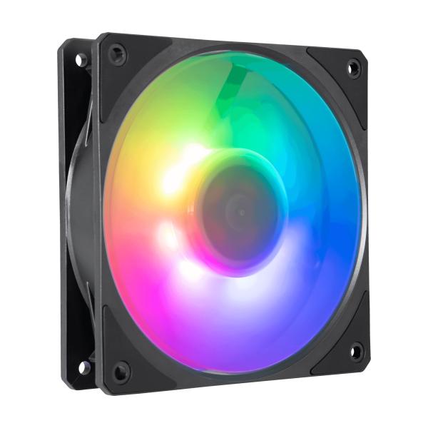 Cooler master mfz-m2dn-24np2-r1 mobius 120p argb, 120 mm, 2400 rpm, 30 db, 75,2 cfm, negro