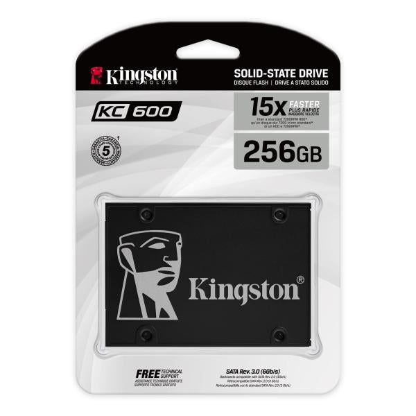 Kingston skc600 256g kc600 ssd, 256 gb, 2.5, sata3, 3d v-nand tlc