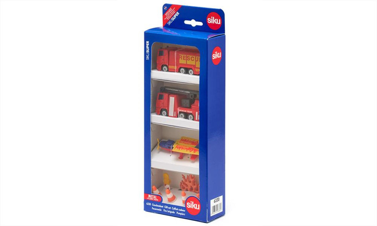 Siku super fire brigade gift set