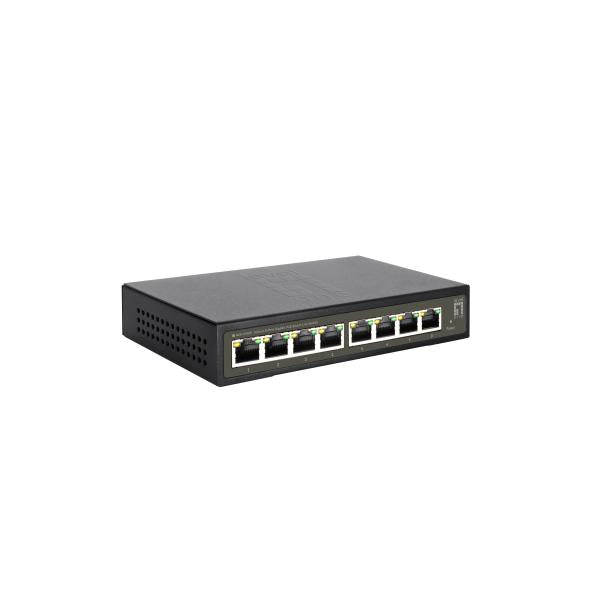 Levelone ges-2108p hilbert switch gigabit poe smart lite gestito l2 a 8 porte, 8x poe, 112w, 802.3at af