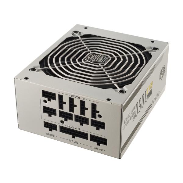 Cooler master mpe-a501-afcag-3geu mwe gold 1050 v2 branco, atx3.0, 1050w, 90%, 140mm, 3x pcie 6+2