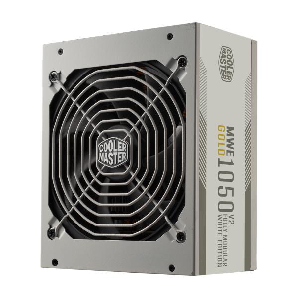 Cooler master mpe-a501-afcag-3geu mwe gold 1050 v2 branco, atx3.0, 1050w, 90%, 140mm, 3x pcie 6+2