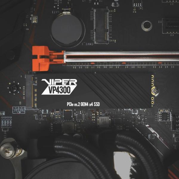 Patriot vp4300l1tbm28h viper vp4300 lite ssd, 1tb, m.2 2280, pcie gen4 x4, 7400 mb s, 800k iops