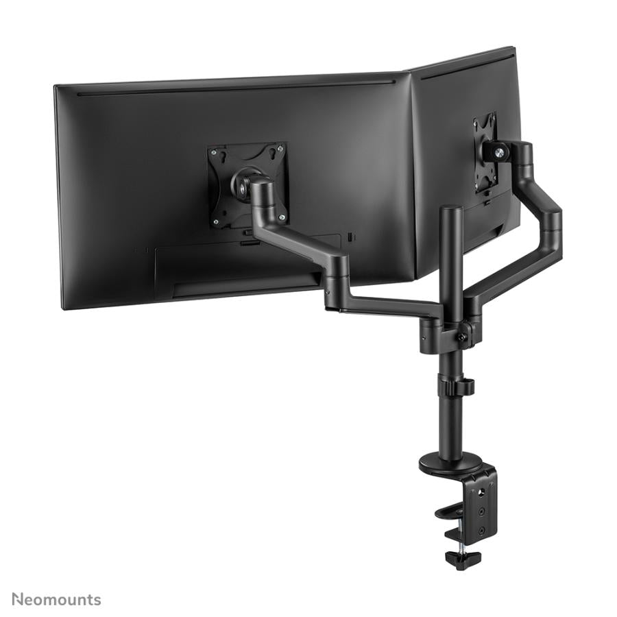Neomounts ds60-425bl2 brazo para monitor de escritorio, arandela de sujeción, 17 - 27, 8 kg, 100x100 mm, negro