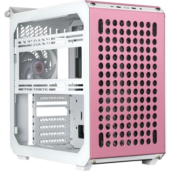 Cooler Master Q500-DGN-S00 que 500 Flatpack Macaron Editioun Atx, Multi-Faarf, 120 mm