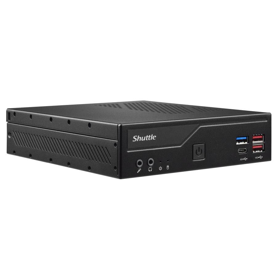 Shuttle dh670v2 mini pc barebone, lga1700, h670, ddr4, 2x hdmi, 2x dp, 2x 2.5g lan, 8x usb, 24 7