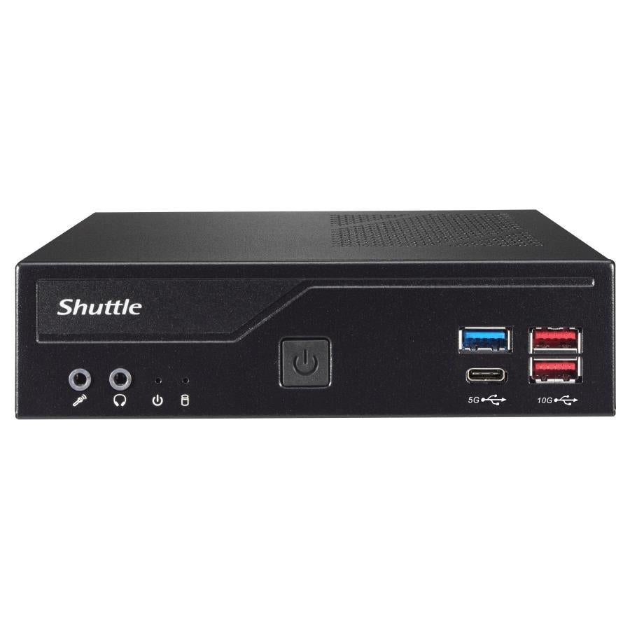 Shuttle dh670v2 mini pc barebone, lga1700, h670, ddr4, 2x hdmi, 2x dp, 2x 2.5g lan, 8x usb, 24 7