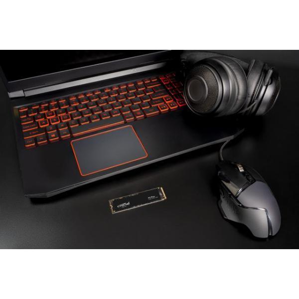 Crucial ct500p3pssd8 ct500p3ps p3 plus ssd, 500gb, m.2 pcie nvme, 3d nand, 4700 1900 mb s