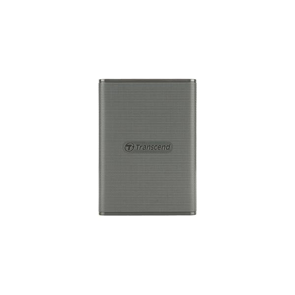 Transcend ts2tesd360c esd360c externe SSD, 2 TB, USB 20 Gbit/s, Typ C, 2000 MB s, 3D NAND, grau