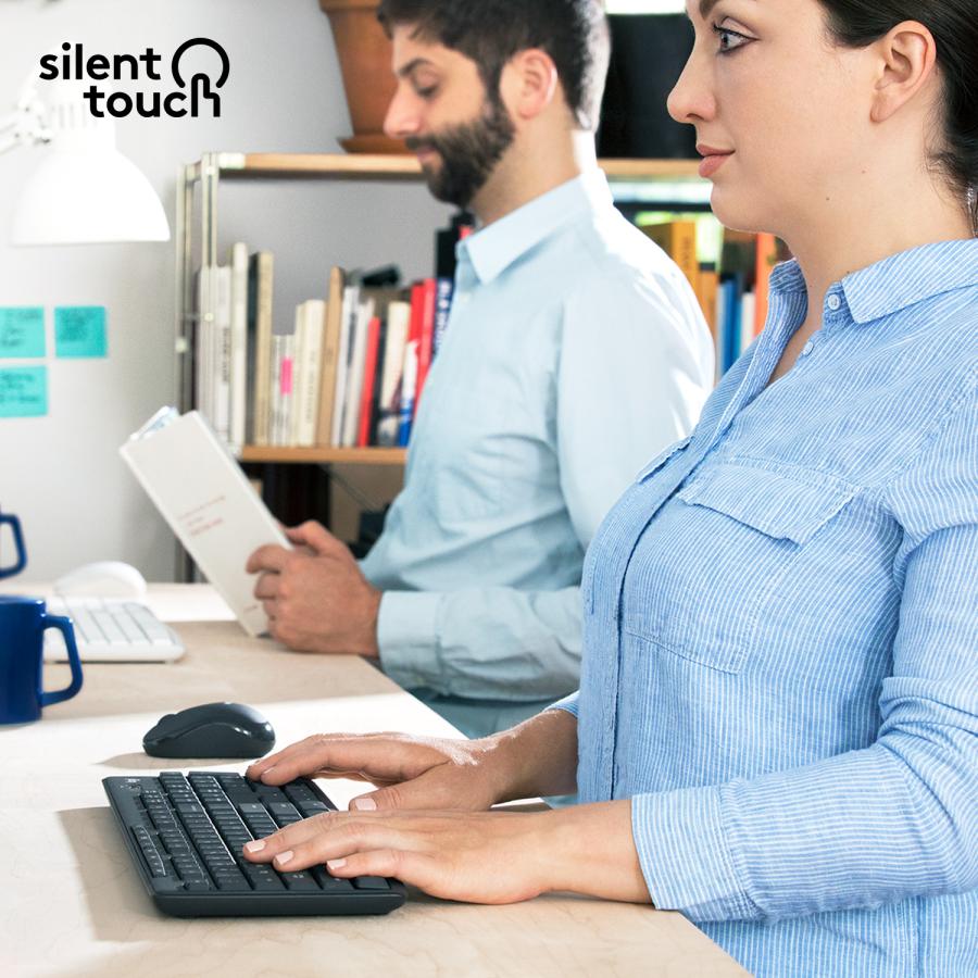 Logitech MK295 Stille drahtlose Tastatur und Mauskombination