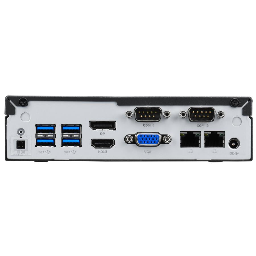 Shuttle dl30n slim barebone pc, 1.35l, iintel n100 fan, ddr5, 2x 2.5 gbe, hdmi 2.0b, 65w, 24 7