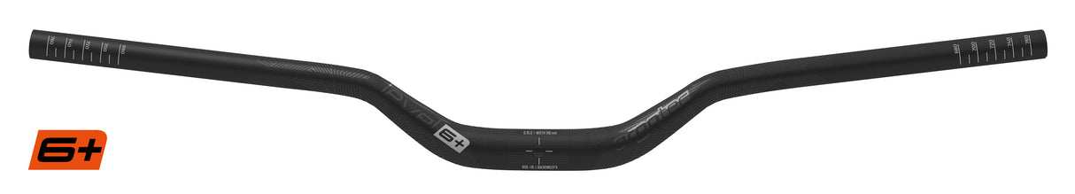 Ergotec handlebar riser bar 50 6+ ø31.8mm - black