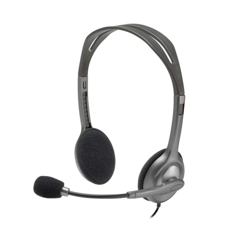 Logitech 981-000593 H111 Stereo Headset, Wired, Office Call Center, 20 - 20000 HZ, Headset, Gray