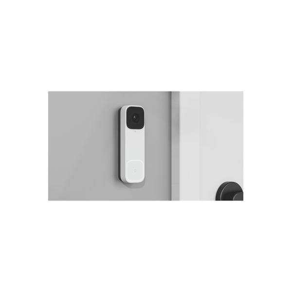 Woox R4331 Smart Video Doorbell Indoor Bell, FHD, 3MP, 1 2.8 CMOS, IP65, Wi-Fi 802.11 B G N, бял
