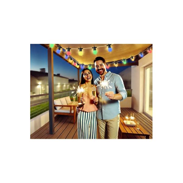 Woox R5195 Guirlande Décorative Intelligente 9m RGB+CCT, Google Assistant Amazon Alexa, IP65