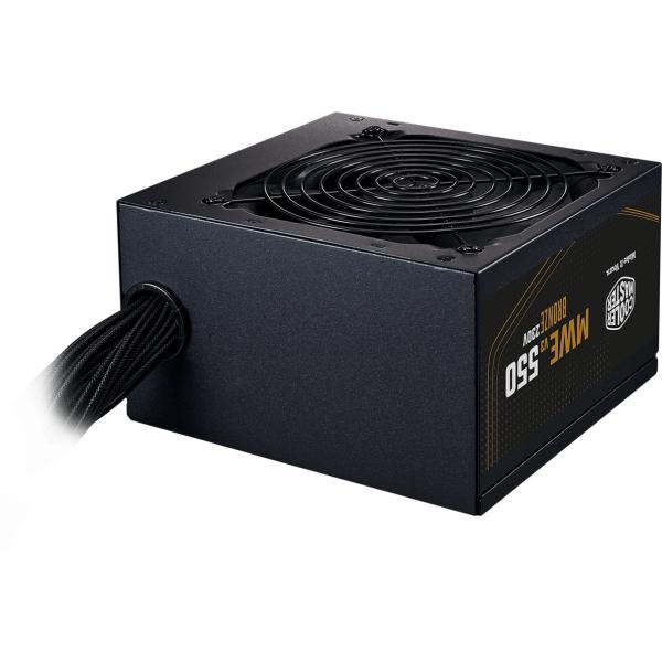 Cooler master mpe-5501-acabw-3beu mwe bronze v3 psu, atx, 550w, ventilador hdb silencioso