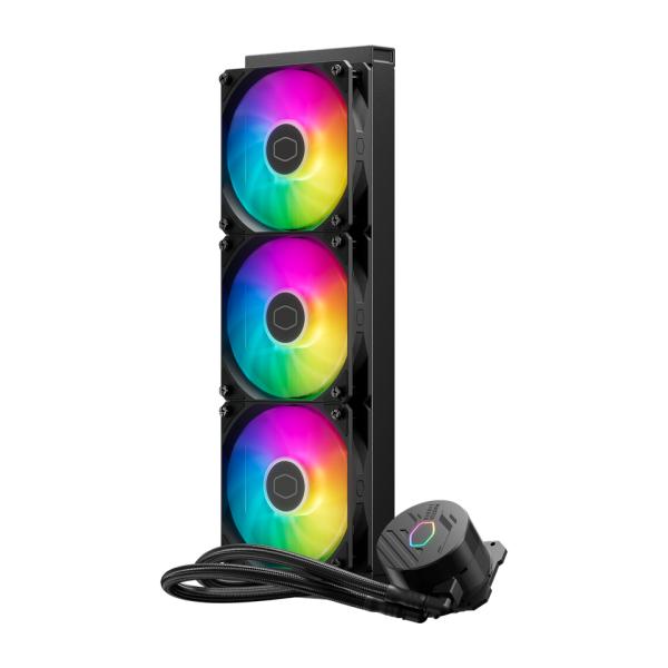 Cooler master mlw-d36m-a18pa-r1 masterliquid 360 core ii argb, 360 mm radiator, 3x 120 mm argb gen 2