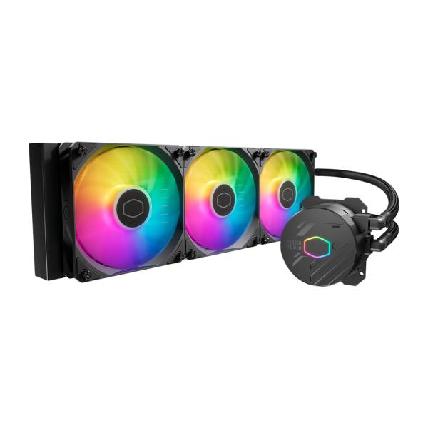 Cooler master mlw-d36m-a18pa-r1 masterliquid 360 core ii argb, 360 mm radiator, 3x 120 mm argb gen 2