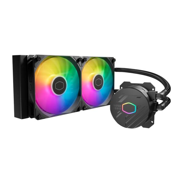 Cooler Master mlw-d24m-a18pa-r1 Masterliquid 240 Core ii argb, 280 mm Heizkierper, 2x 120 mm, argb2 gen 2