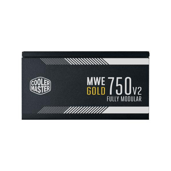 Cooler master mpe-7501-afaag-3eeu mwe gold 750 v2 atx3.1, 750w, 90% @tipico, completamente modulare, 120mm