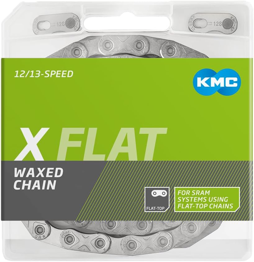 Kmc chain x-flat 13v 126l sram waxed silver