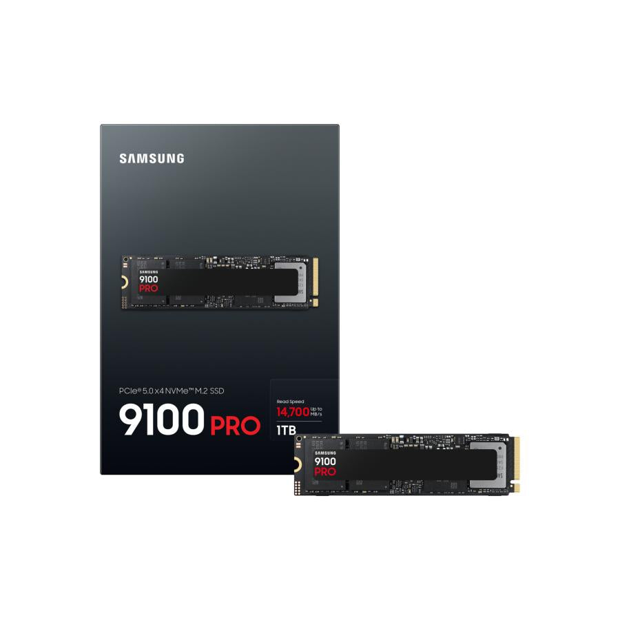 Samsung mz-vap1t0bw 9100 pro pcie® 5.0 nvme™ m.2 SSD - 1 TB, 1 TB, M.2, 14700 MB s