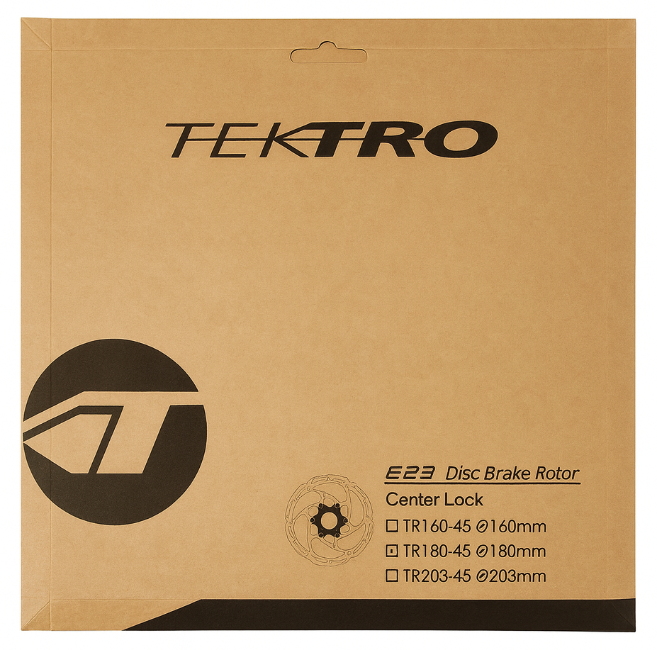 Tektro brake disc tr180-45 180mm 2.3mm center lock silver
