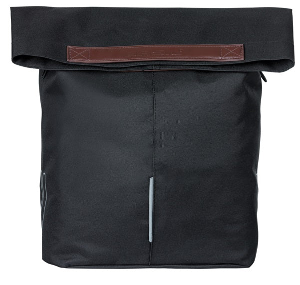 Basil city shopper bag black | mik hooks | 16l