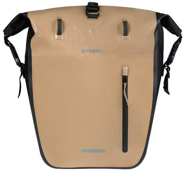 Basil torba za eno kolo rivo l ponjava mik 25-31l 14 x 28 x 43 cm - peščeno črna