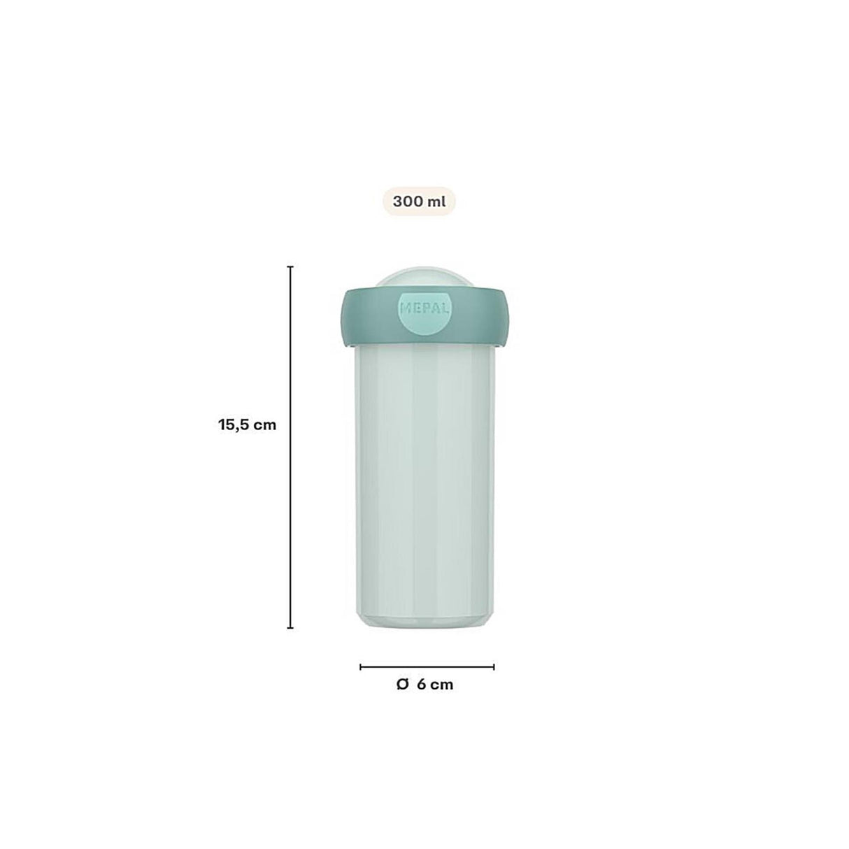 Mepal school cup 300ml cool mint