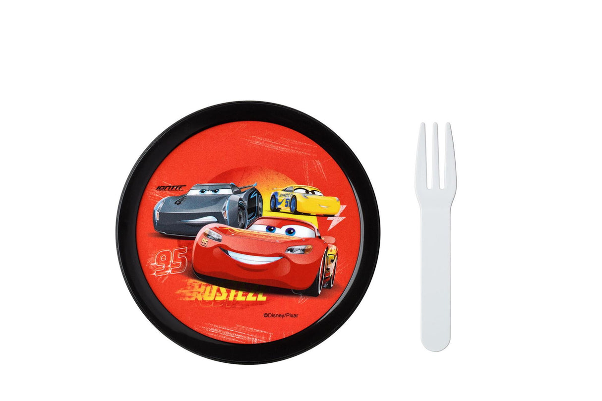 Mepal campus fruit box disney cars 300 ml red black