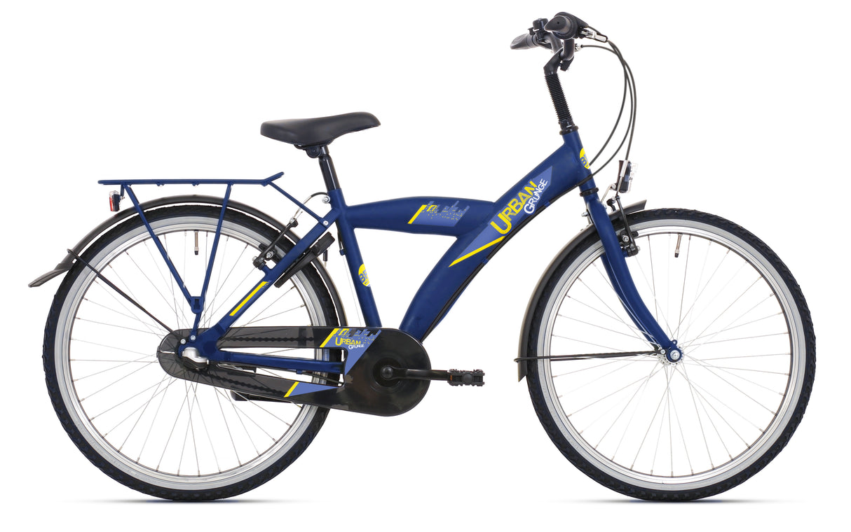 Bikefun Kinderrad Bicycle Urban City 26 Zoll mit Nexus 3 Gear Remaf - Cobalt Matt Blue