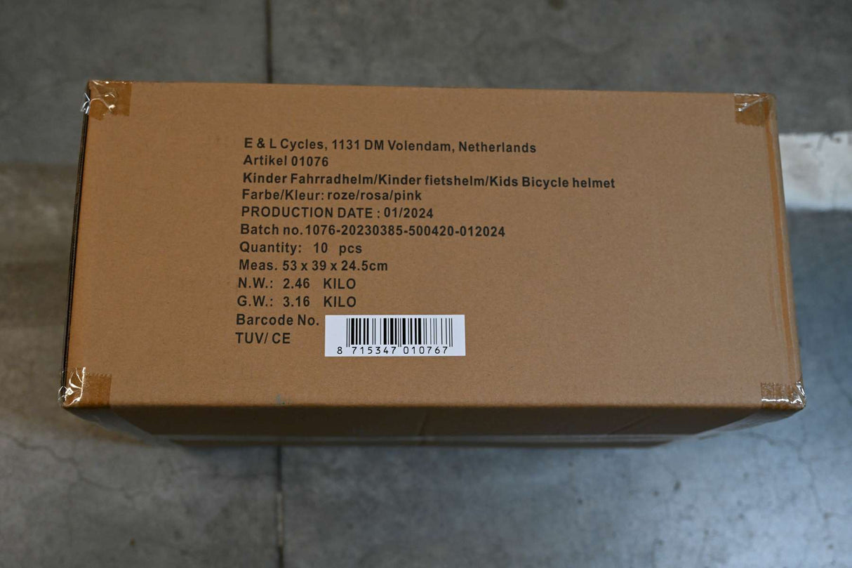 Volare bicycle helmet - kids - pink - 47-51 cm