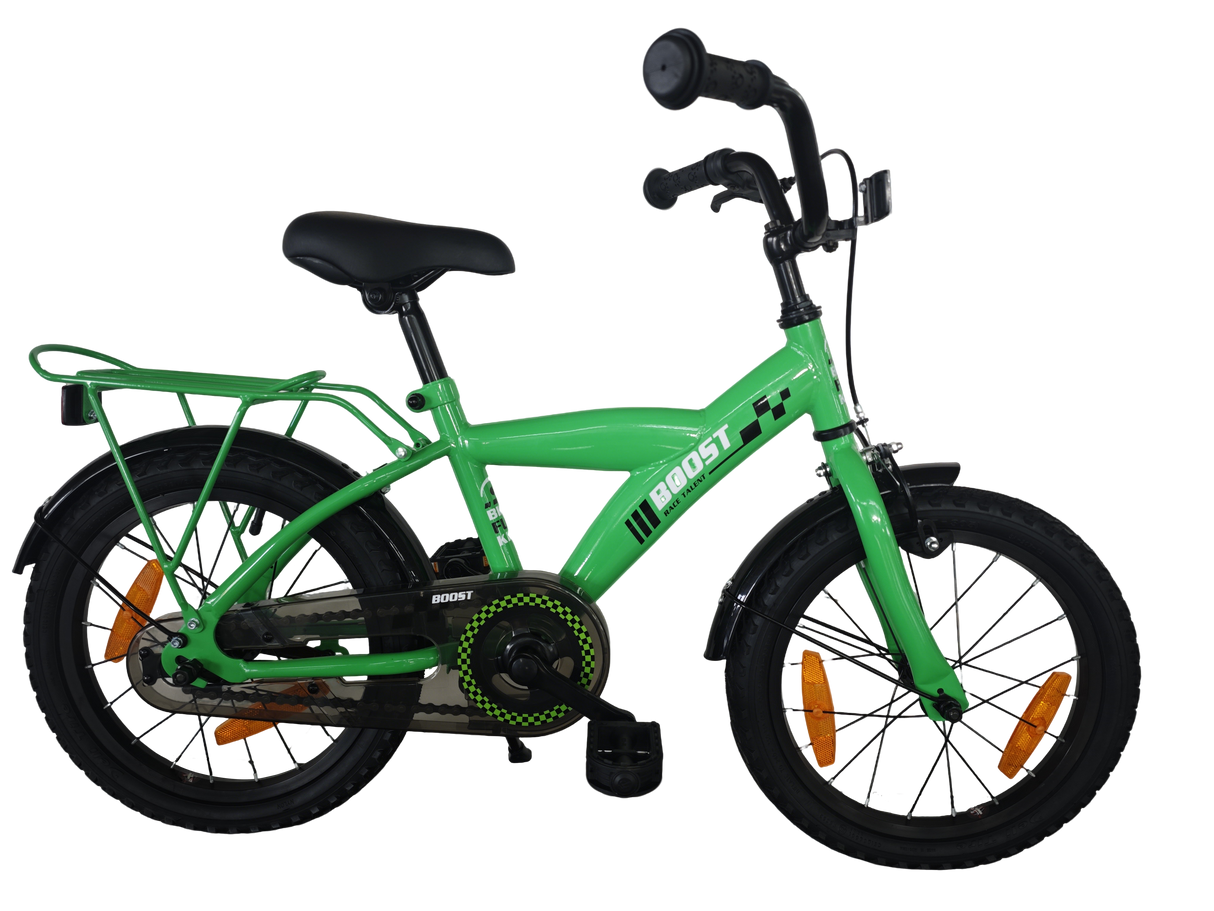 Bikefun children's bicycle boost 16 inch with brake hub - green