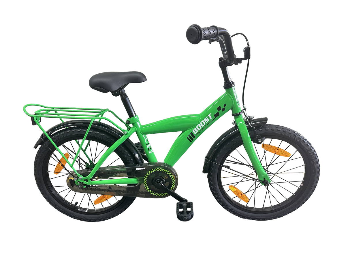 Bikefun children's bicycle boost 18 inch with brake hub - green